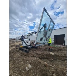 Pásový minižeriav veľký pomocník