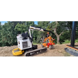 Pásový manipulátor a Kolieskový manipulátor