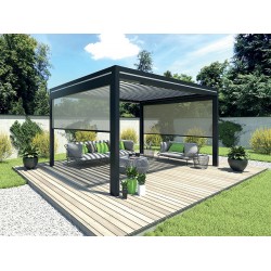 Bioklimatická pergola s bočnými clonami