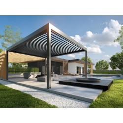 Bioklimatická pergola s naklápajúcimi lamelami